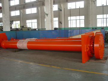 Cylindres hydrauliques de grand trou de construction avec le capteur de déplacement